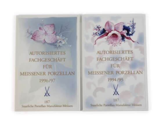 Meissen zwei Wandplatten für Fachgeschäft - Foto 1