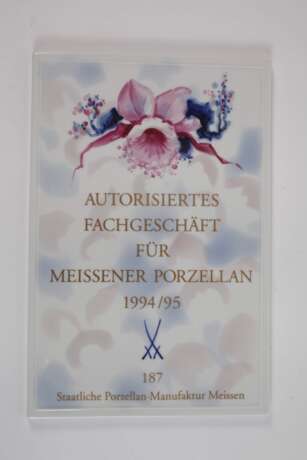 Meissen zwei Wandplatten für Fachgeschäft - Foto 2