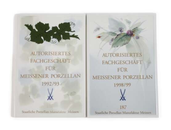 Meissen zwei Wandplatten für Fachgeschäft - Foto 1