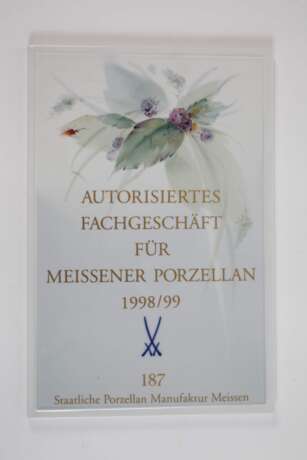 Meissen zwei Wandplatten für Fachgeschäft - Foto 2