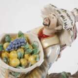 Nymphenburg/Frankenthal "Chinese mit Früchtekorb" - Foto 4