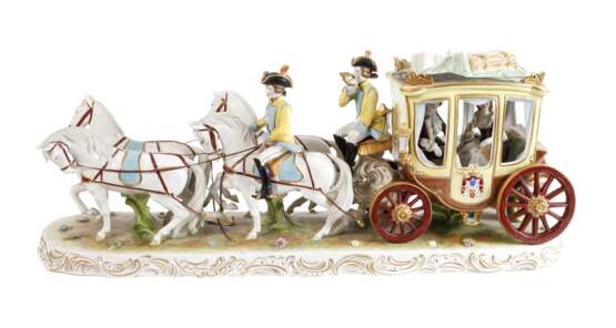 Scheibe-Alsbach große königliche Postkutsche - Foto 1 Scheibe-Alsbach große königliche Postkutsche - Foto 1