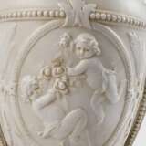 Schwarza-Saalbahn Prunkvase Puttenrelief - Foto 2