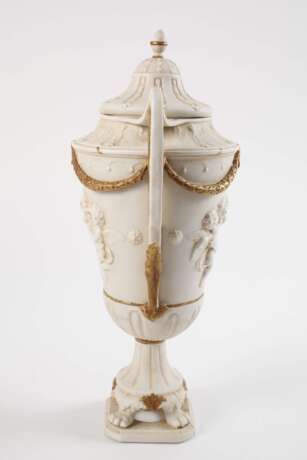 Schwarza-Saalbahn Prunkvase Puttenrelief - Foto 3 Schwarza-Saalbahn Prunkvase Puttenrelief - Foto 3