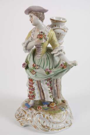 Volkstedt Leuchterpaar und Potschappel Gärtnerin - фото 2 Volkstedt Leuchterpaar und Potschappel Gärtnerin - фото 2