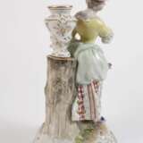 Volkstedt Leuchterpaar und Potschappel Gärtnerin - фото 3