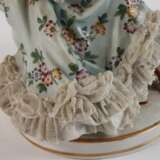 Volkstedt Rokokodame mit Diener - Foto 6