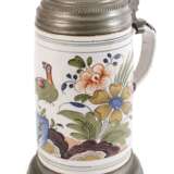 Barocker Thüringer Fayencewalzenkrug - photo 1