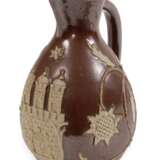 Seltene Bunzlauer Kanne mit Deckel - photo 1