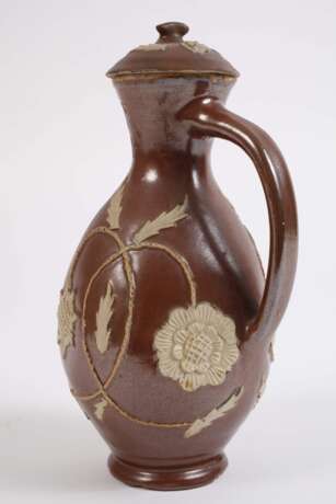 Seltene Bunzlauer Kanne mit Deckel - photo 4 Seltene Bunzlauer Kanne mit Deckel - photo 4