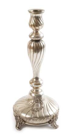 Silber Kerzenleuchter im Barockstil - photo 1 Silber Kerzenleuchter im Barockstil - photo 1