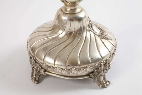 Silber Kerzenleuchter im Barockstil - photo 3 Silber Kerzenleuchter im Barockstil - photo 3
