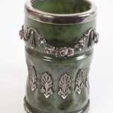 Seltener Humpen aus Silber und Nephrit - photo 3