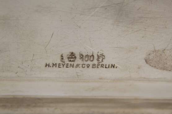 Silber Zucker/Sahne-Set aus Adelsbesitz - photo 3