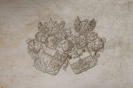 Silber Zucker/Sahne-Set aus Adelsbesitz - photo 4