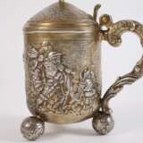 Silber großer Kugelfußhumpen im Barockstil - photo 4