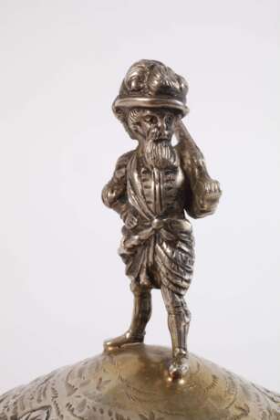 Silber großer Kugelfußhumpen im Barockstil - photo 5