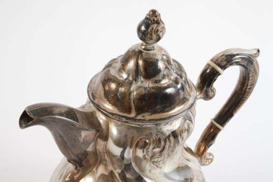 Silber Teekanne im Barockstil - photo 2