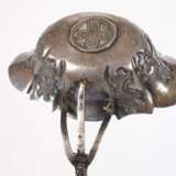 Barocke Silberkelle mit Münze - фото 3