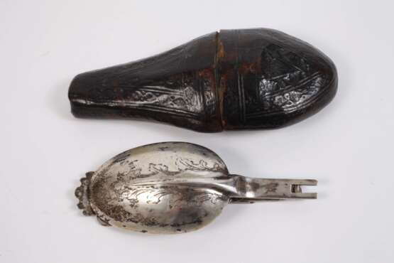 Silber Reise-Klapplöffel Zittau - photo 2