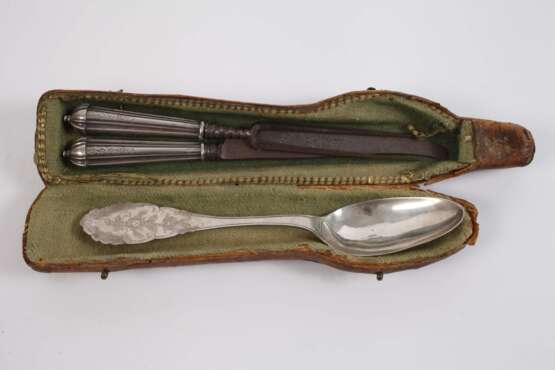 Barockes Reisebesteck Silber - photo 5