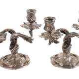 Paar Kerzenleuchter Christofle - Foto 1