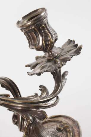 Paar Kerzenleuchter Christofle - Foto 3