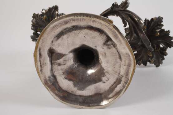 Paar Kerzenleuchter Christofle - Foto 5