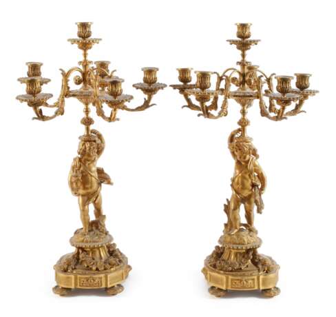 Paar figürliche Kandelaber - photo 1
