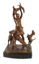 Carl Kauba, Fuchsjagd mit Hunden