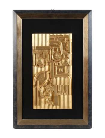 Eduardo Paolozzi, "Relief in Gold" - photo 1 Eduardo Paolozzi, "Relief in Gold" - photo 1
