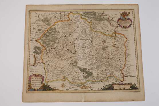 Johannes Janssonius, Karte Franken - Foto 2