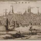 Braun & Hogenberg, nach, Ansicht von Lübeck - Foto 3