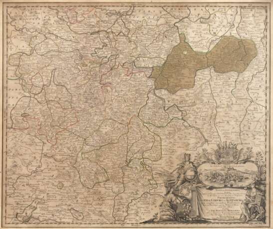 Johann Baptist Homann, Karte Mitteldeutschland - фото 1 Johann Baptist Homann, Karte Mitteldeutschland - фото 1