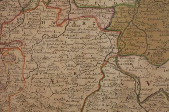 Johann Baptist Homann, Karte Mitteldeutschland - фото 4 Johann Baptist Homann, Karte Mitteldeutschland - фото 4