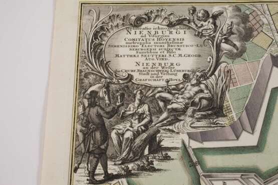 Matthäus Seutter, Karte Nienburg an der Weser - photo 3 Matthäus Seutter, Karte Nienburg an der Weser - photo 3