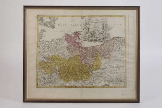 Johann B. Homann, Karte Brandenburg-Hinterpommern - photo 2 Johann B. Homann, Karte Brandenburg-Hinterpommern - photo 2