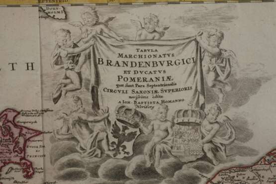 Johann B. Homann, Karte Brandenburg-Hinterpommern - photo 3 Johann B. Homann, Karte Brandenburg-Hinterpommern - photo 3