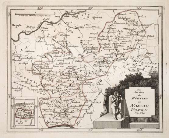 Franz J. von Reilly, Karte Nassau-Usingen - фото 1 Franz J. von Reilly, Karte Nassau-Usingen - фото 1