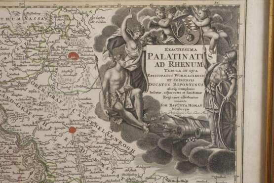 Johann Baptist Homann, Karte Mittelrhein - фото 2 Johann Baptist Homann, Karte Mittelrhein - фото 2