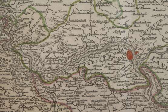 Johann Baptist Homann, Karte Mittelrhein - фото 3 Johann Baptist Homann, Karte Mittelrhein - фото 3