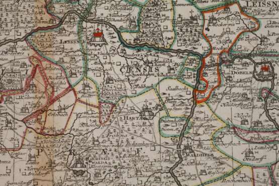 Matthäus Seutter, Karte Mittelsachsen - photo 4 Matthäus Seutter, Karte Mittelsachsen - photo 4