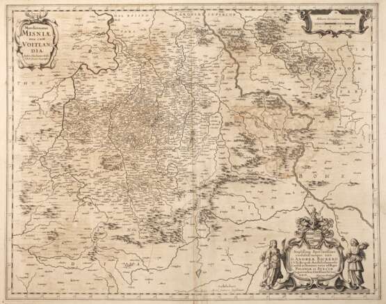 Johannes Janssonius, Karte Sachsen - photo 1 Johannes Janssonius, Karte Sachsen - photo 1