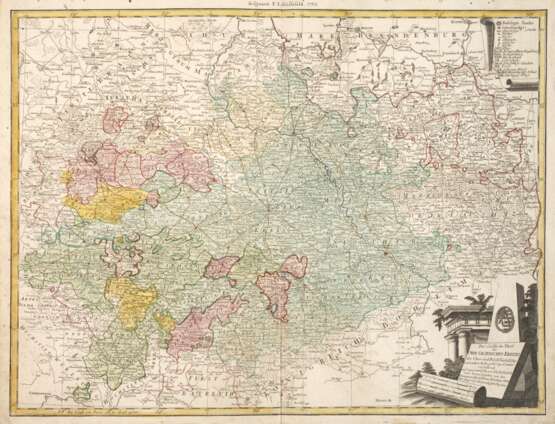 Homanns Erben, Karte Mitteldeutschland - фото 1