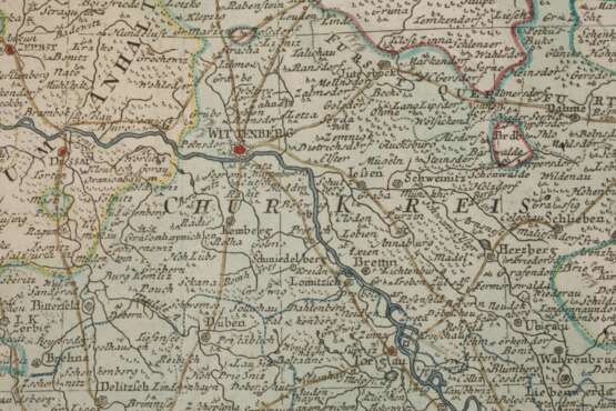 Homanns Erben, Karte Mitteldeutschland - фото 6