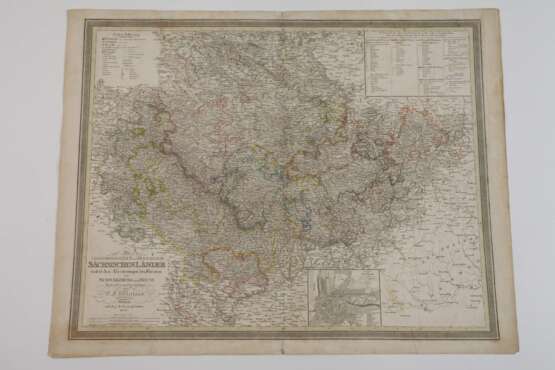 Drei Kupferstichkarten Mitteldeutschland - фото 2 Drei Kupferstichkarten Mitteldeutschland - фото 2