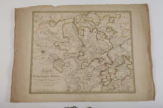 Drei Kupferstichkarten Mitteldeutschland - фото 4 Drei Kupferstichkarten Mitteldeutschland - фото 4