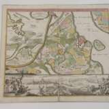 Johann B. Homann, Ansicht und Karte Stralsund - Foto 2