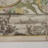 Johann B. Homann, Ansicht und Karte Stralsund - Foto 3