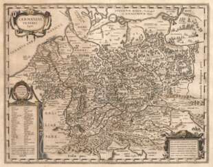 Johannes Janssonius, Karte Mitteleuropa